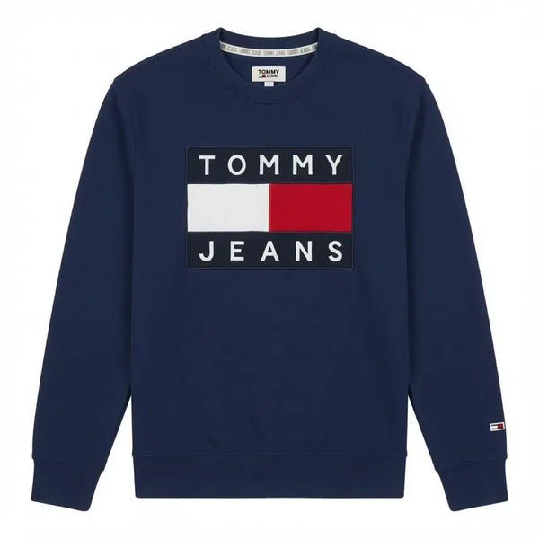 [BUNJANG] Tommy Jeans Big Logo Sweatshirt (Size L) / [L] TOMMY JEANS 타미진스 빅로고 맨투맨
