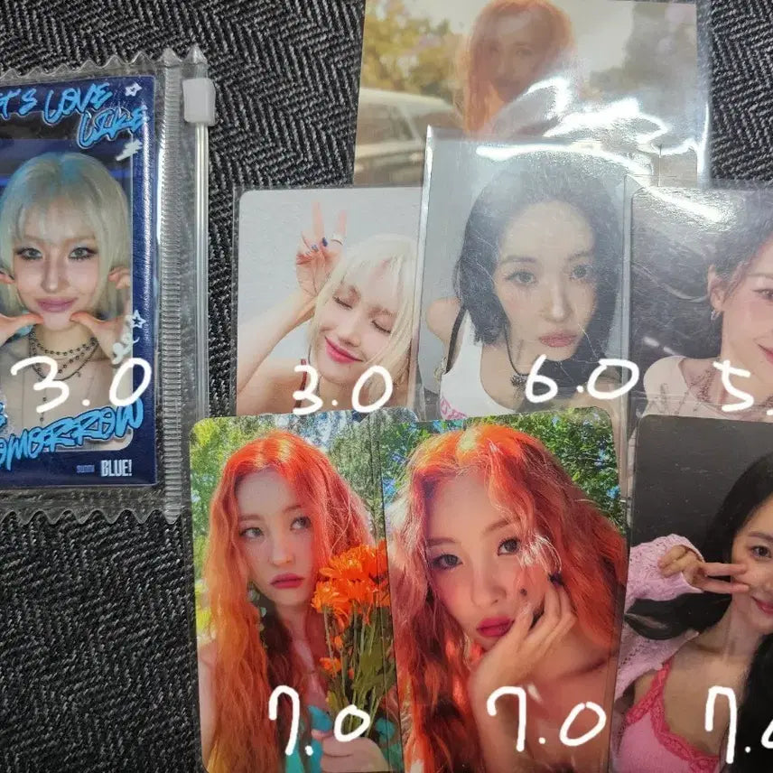 [BUNJANG] Sunmi Official Photocard Blue Balloon in Love Cynical / 선미 공방포카 열이올라요 블루 벌룬인러브 시니컬
