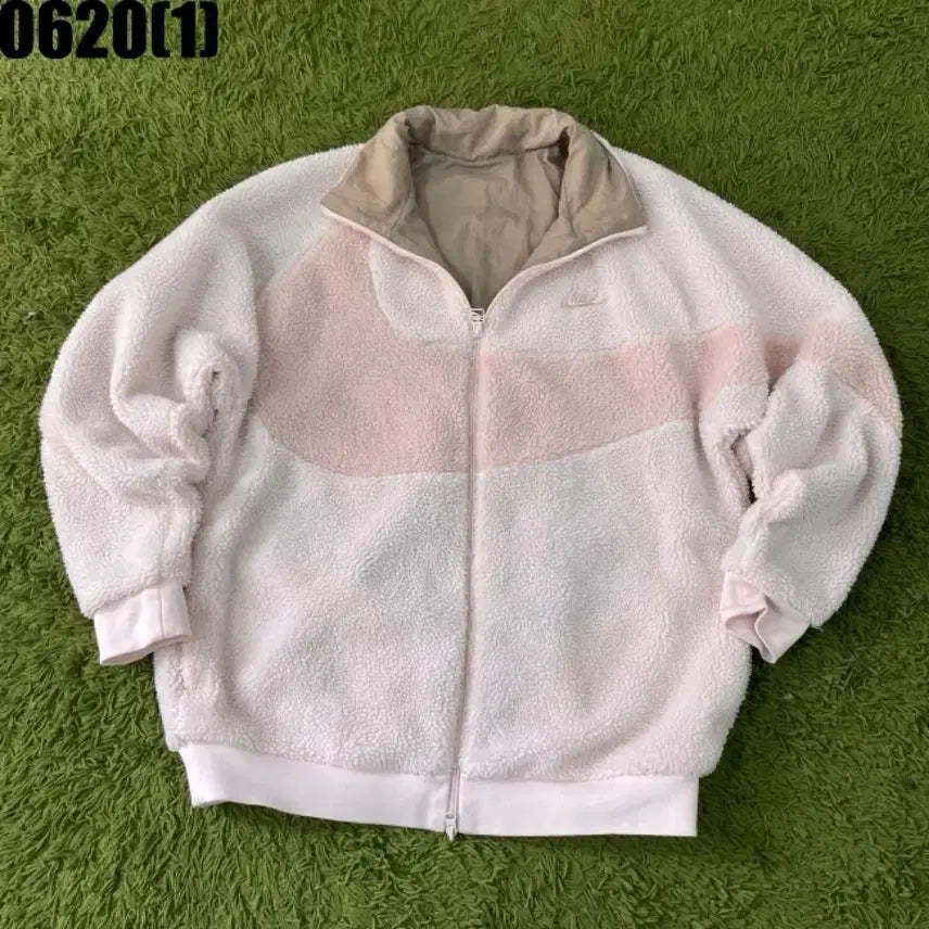 [BUNJANG] Nike Reversible Fleece Zip-Up Jacket / 나이키 리버시블 플리스 후리스 집업 자켓 110