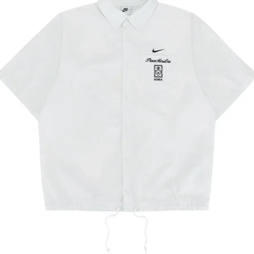 [BUNJANG] Nike x PEACEMINUSONE Short-Sleeve Shirt White / 나이키 피스마이너스원 반팔 셔츠 화이트