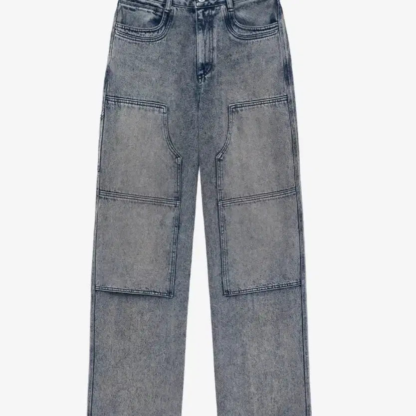 [BUNJANG] INSILENCEWOMEN Carpenter Denim Pants / 인사일런스우먼 빈티지 카펜터 데님 WASHED BLUE
