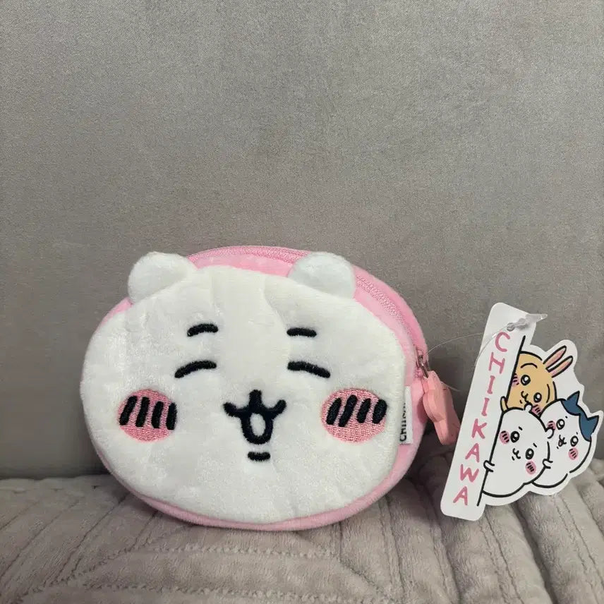 [BUNJANG] Chiikawa Hachiwara Coin Purse Keyring Pink / 먼작귀 치이카와 동전지갑 키링 핑크색
