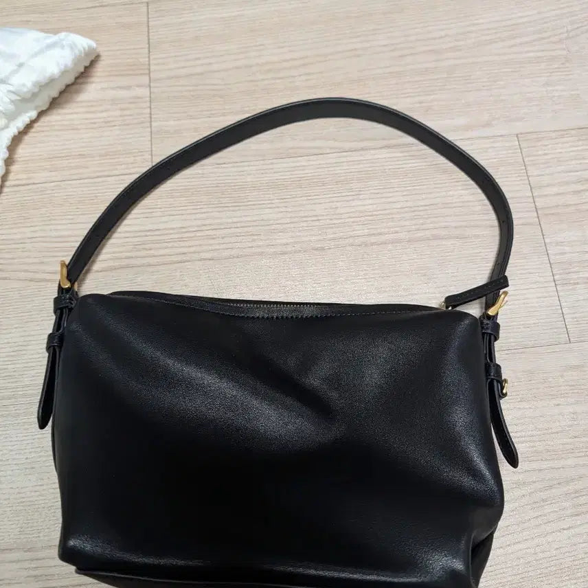 [BUNJANG] Le Meure SAC DEWEY Black Leather Bag / 르메메 삭 듀이 sac dewey 블랙 레더