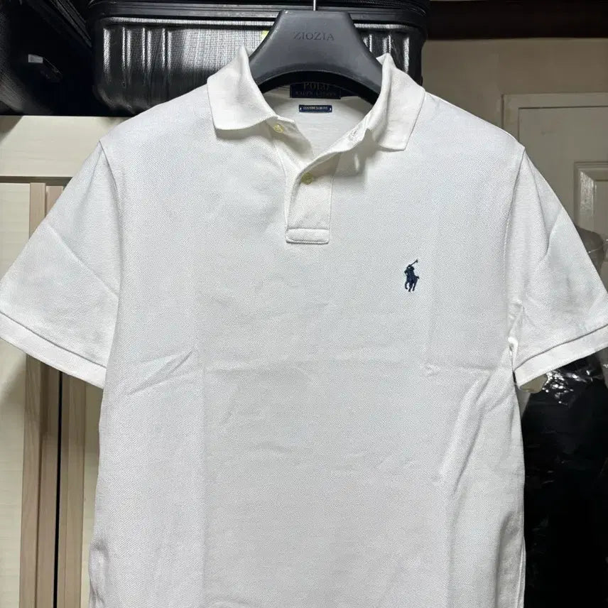 [BUNJANG] Polo Ralph Lauren White Short Sleeve Polo Shirt / 폴로 화이트 반팔 카라티