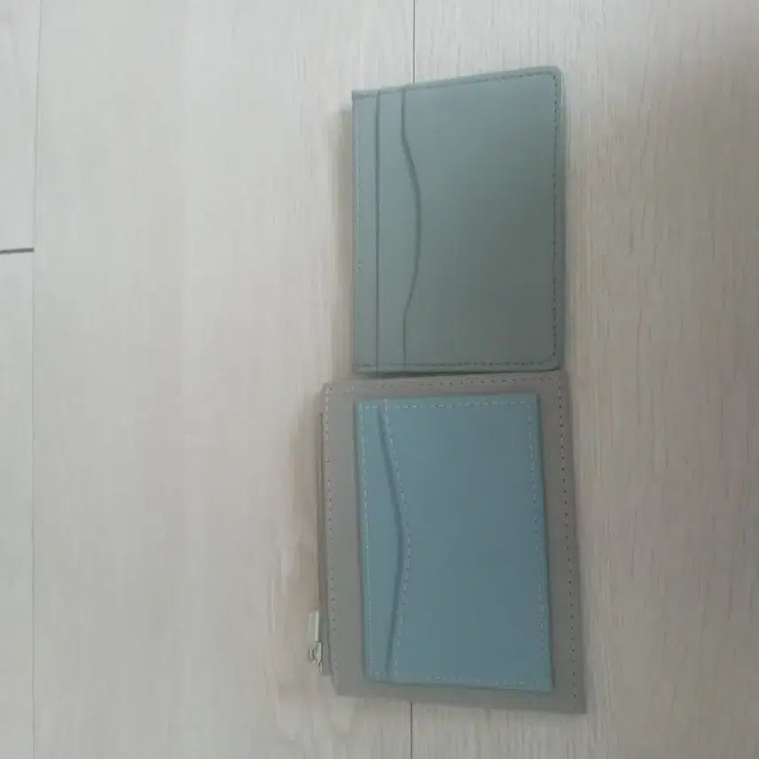 [BUNJANG] Simple Card Holder Wallet - Mint / Beige / 카드지갑 민트 / 베이지