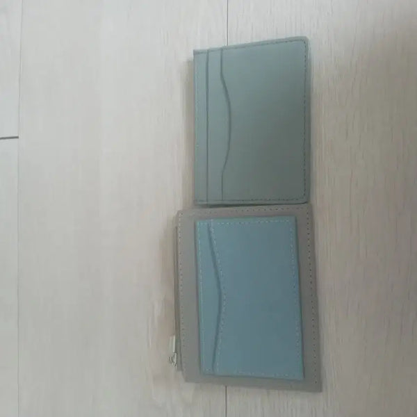 [BUNJANG] Simple Card Holder Wallet - Mint / Beige / 카드지갑 민트 / 베이지