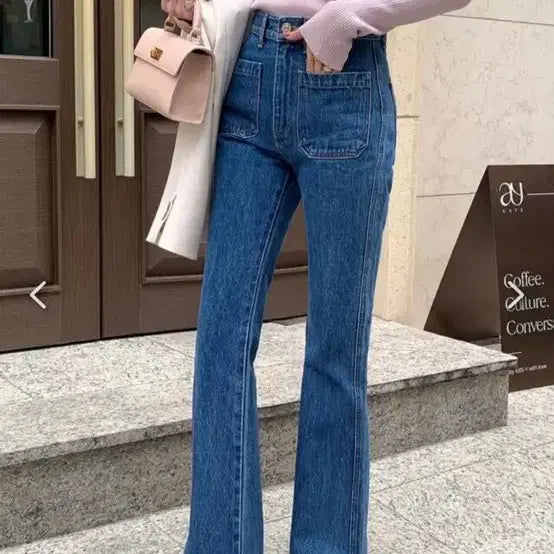 [BUNJANG] Chicks Label H Condé Pants / 칙스라벨 H 콘데님