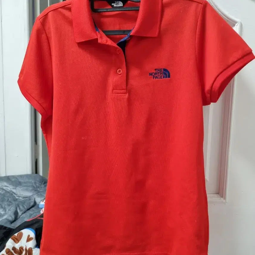 [BUNJANG] The North Face Red T-Shirt / 노스페이스 레드 티
