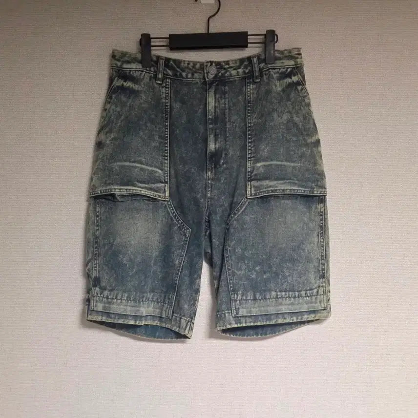[BUNJANG] Juun.J 24SS Washed Denim Shorts / 준지 24ss 데님 워시드 쇼츠[46]