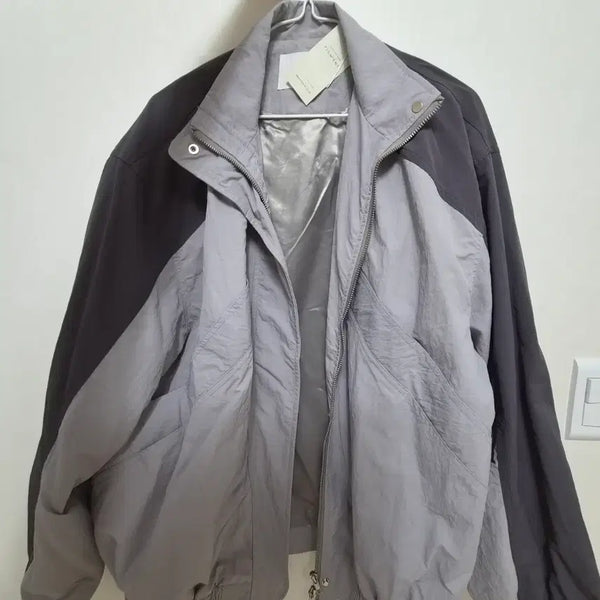 [BUNJANG] Pigment Windbreaker Jumper Jacket (Free Size) / 피그먼트 바람막이 점퍼 프리사이즈 자켓