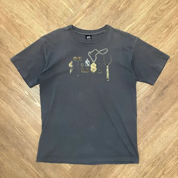 [BUNJANG] Stussy Old Basic Logo T-Shirt / 올드 스투시 반팔