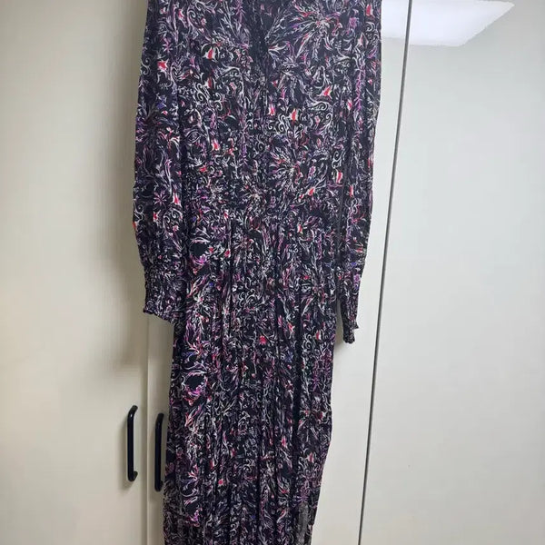 [BUNJANG] Bernice Smoking Pattern Long Dress / Bernice 베르니스 스모킹 패턴 롱원피스