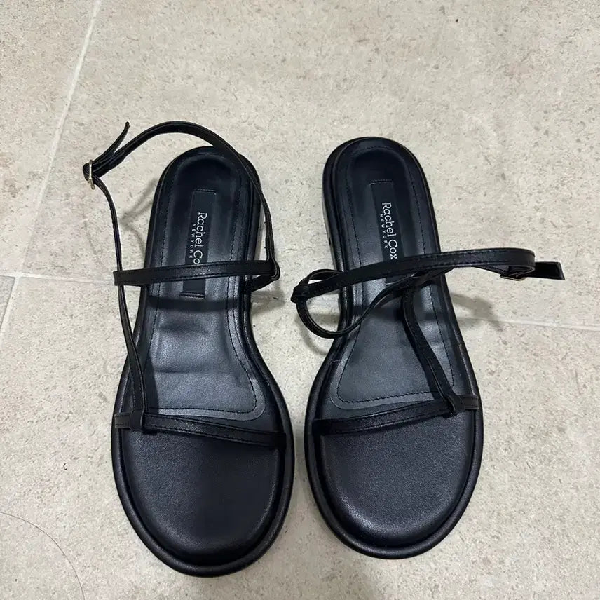 [BUNJANG] Rachel Cox Black Sandals Size 235 / 새상품 레이첼콕스 샌들 블랙 235