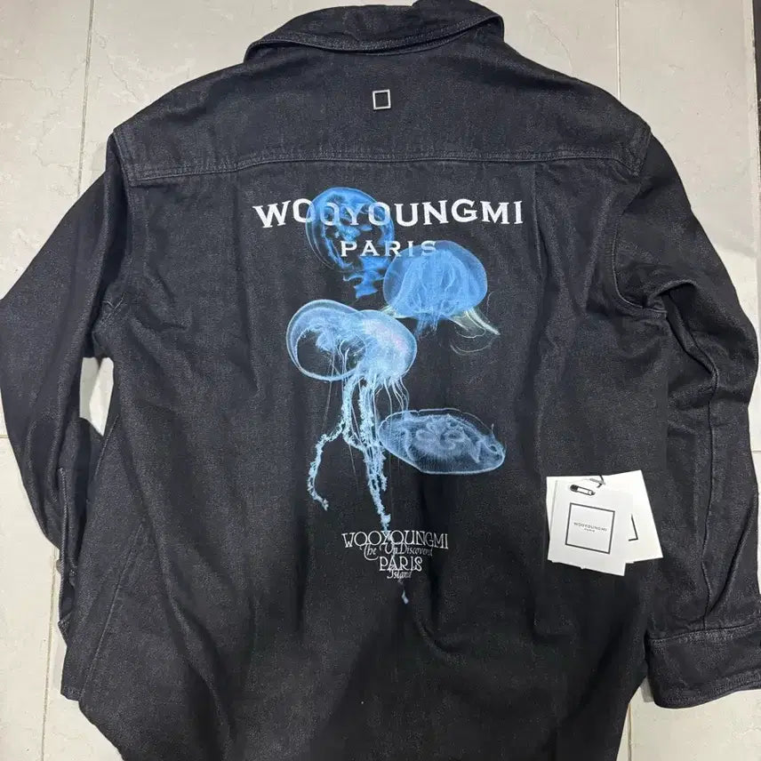[BUNJANG] Wooyoungmi Jellyfish Denim Shirt - Size 48 / [당일출고,48사이즈] 우영미 젤리피쉬 데님 셔츠