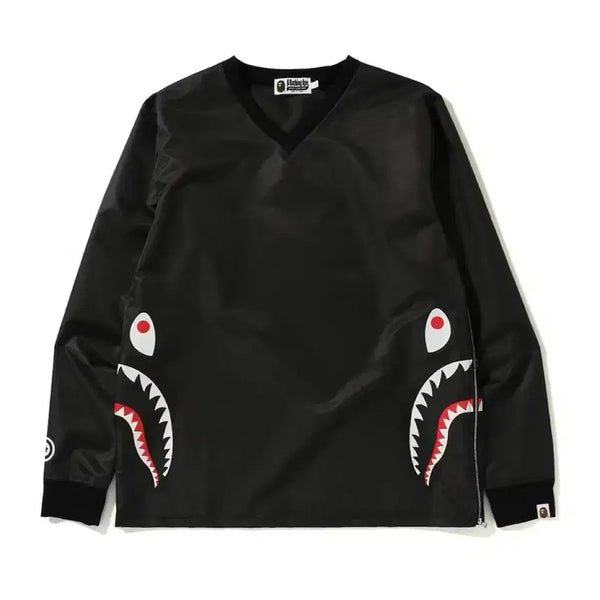 [BUNJANG] A Bathing Ape Side Zip Shark Windbreaker Black XL / 베이프 사이드 지퍼 샤크 윈드브레이커 (블랙/XL)
