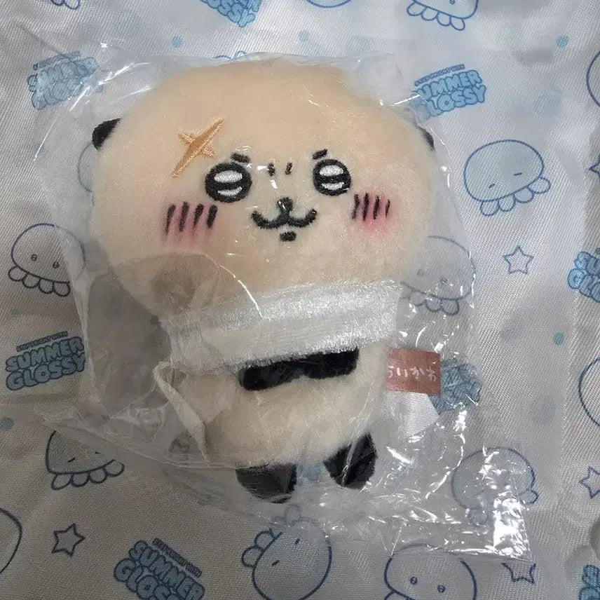 [BUNJANG] Chiikawa Lotco Basic Mascot Plush Keychain / 치이카와) 랏코 기본 마스코트 인형 키링