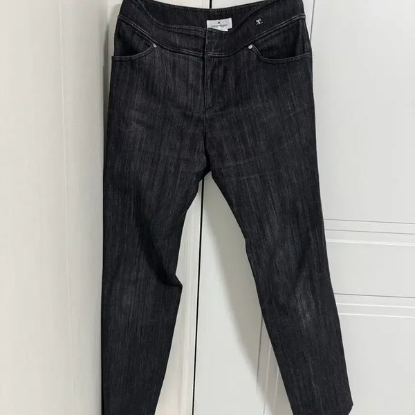 [BUNJANG] Courreges Black Denim Pants / 꾸레쥬 데님팬츠 블랙진