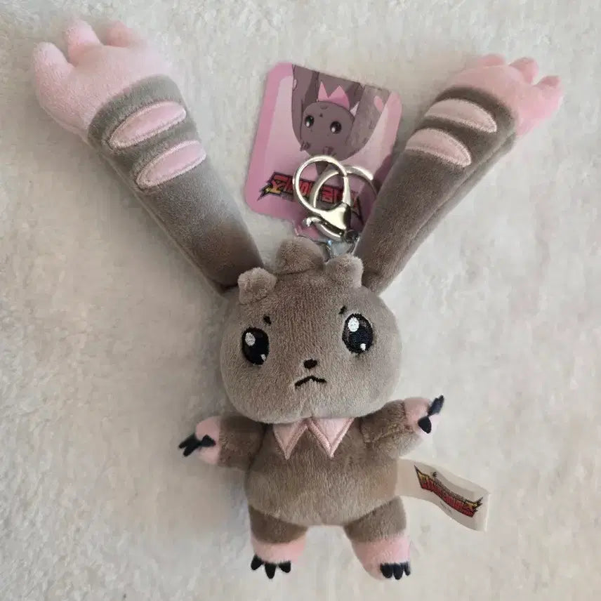 [BUNJANG] Digimon Lopmon Plush Keychain / 디지몬 로프몬 키링