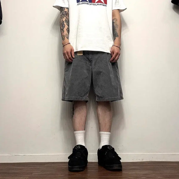 [BUNJANG] 90s Billabong Stone Washed Denim Shorts (USA Made) / 90s Billa Bong 빌라봉 스톤워싱 데님쇼츠 made in USA