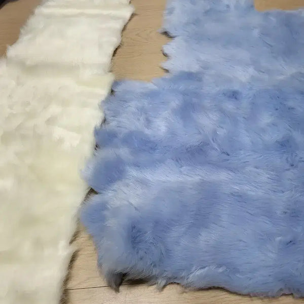 [BUNJANG] Fursuit Fabric Bundle Set - White, Sky Blue, Blue, Orange, Purple / 퍼슈트 털 원단