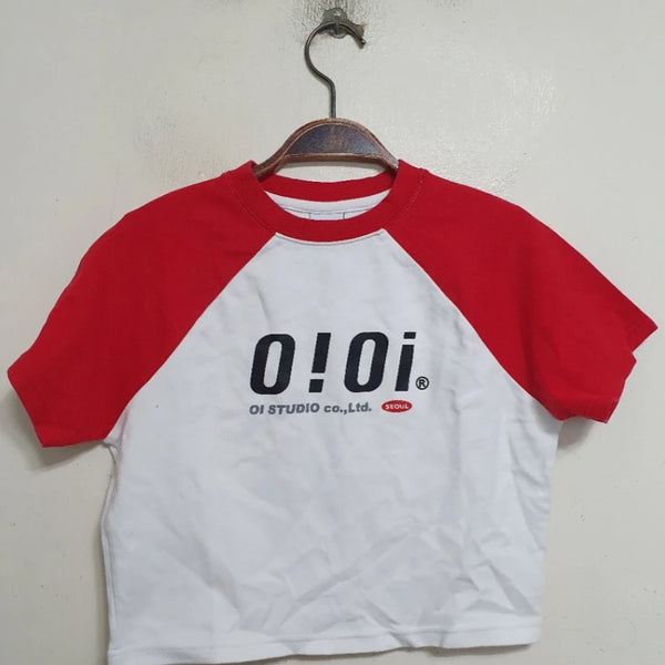 [BUNJANG] OIOI Raglan Crop T-shirt / OIOI 레글런 크롭티