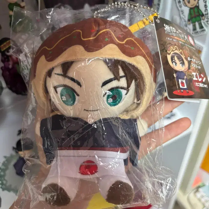 [BUNJANG] Attack on Titan Eren Takoyaki Plush Osaka Limited Edition / 미개봉) 진격의거인 진격거 오사카 한정 에렌 타코야끼 누이