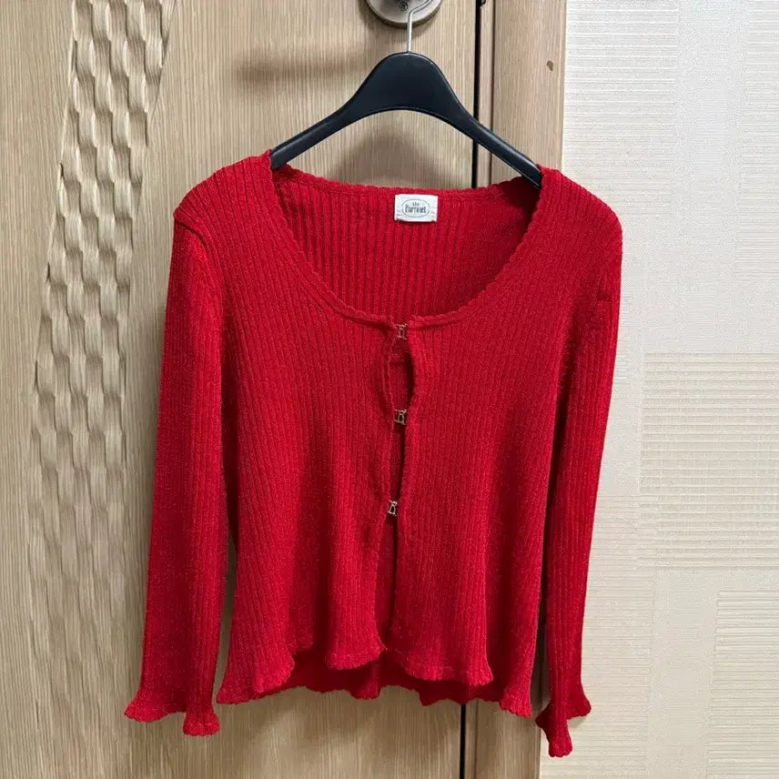 [BUNJANG] Thebarnet B Hook Cardigan + Camisole Set / 더바넷 B 후크 가디건+나시 세트