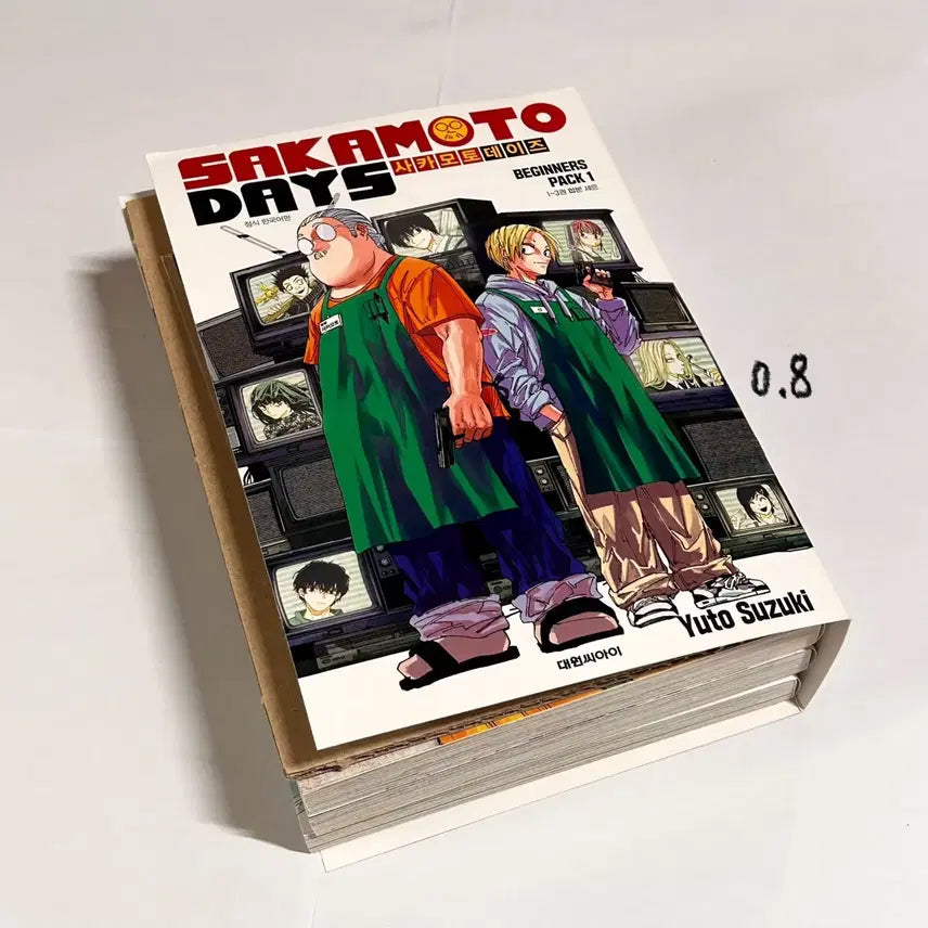 [BUNJANG] Sakamo Days Beginners Pack Volumes 1-3 First Edition Special Edition Postcard / 사카데이 비기너즈팩 1 2 3권 초판 특전 사카모토데이즈 만화책 엽서 신