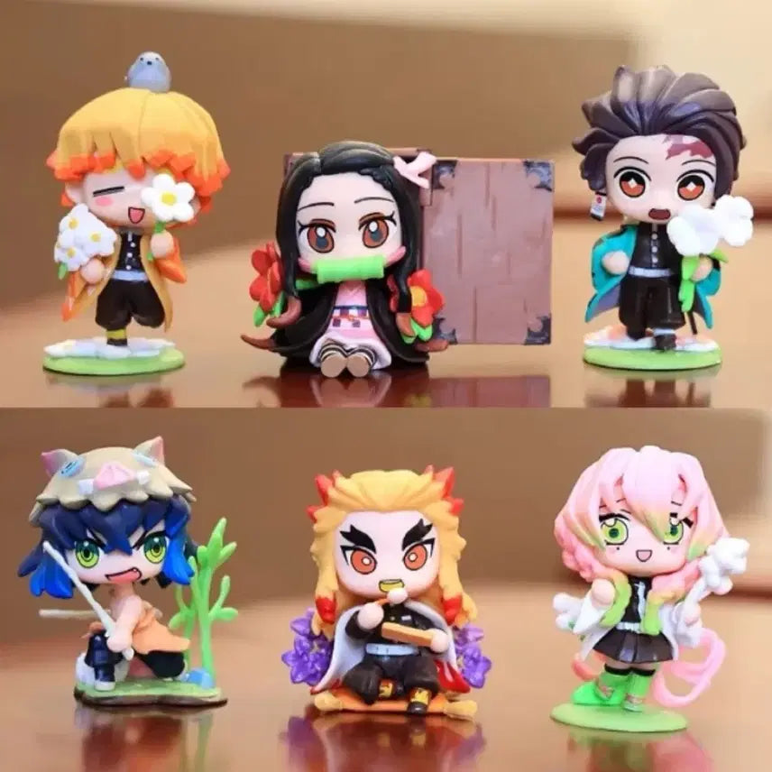 [BUNJANG] Demon Slayer 6종 Set Unsealed Official Licensed Figure / 귀멸의칼날 피규어 미개봉 6종 세트로 일괄 판매합니다.