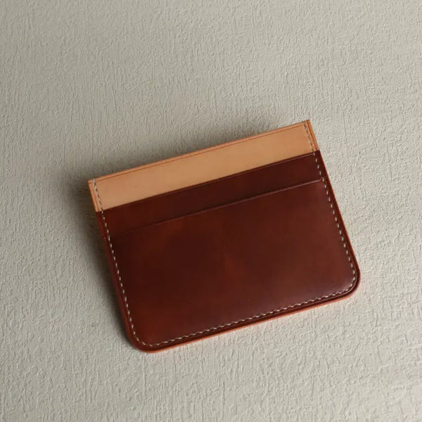 [BUNJANG] Handmade Vegetable Leather Card Holder Wallet / 수제 베지터블 카드홀더 카드지갑