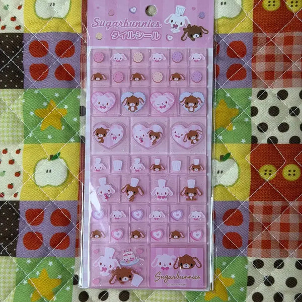 [BUNJANG] Sanrio Sugarbunnies Tile Sticker (Japan Official Authentic New Product) / 산리오 슈가바니즈 타일 스티커 [일본정품 새상품]