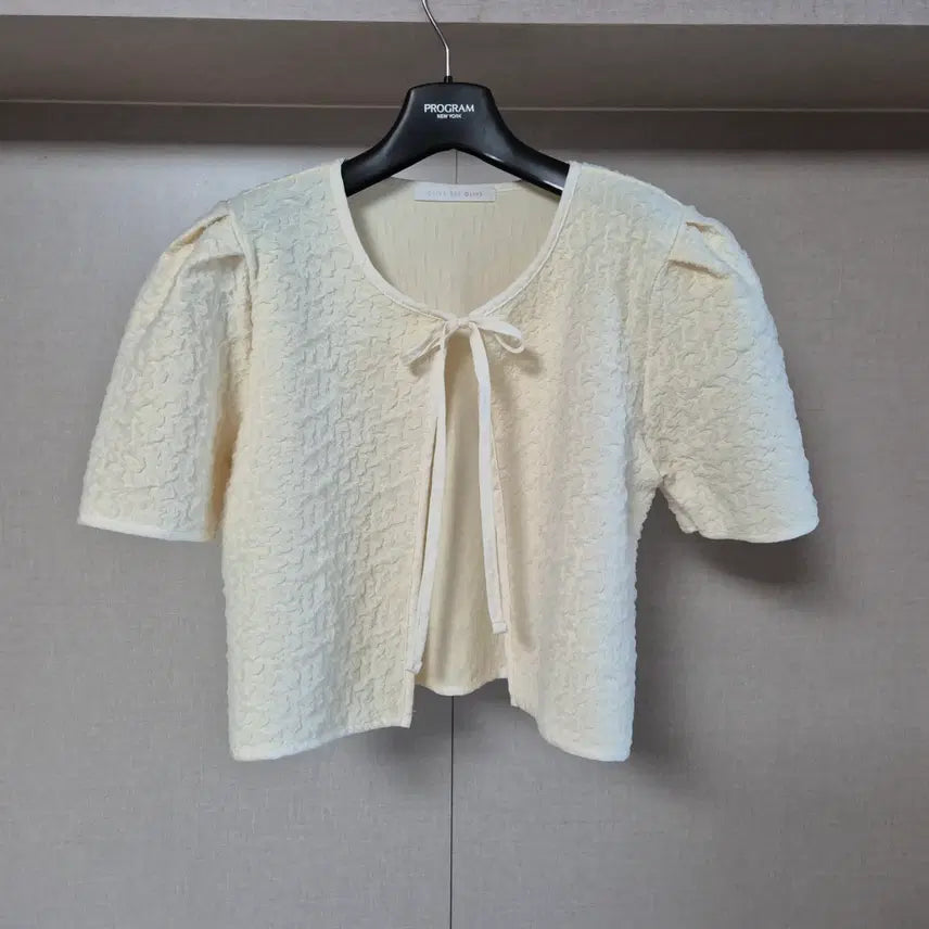 [BUNJANG] Olive des Olive Ribbon String Blouse Cardigan / 55)올리브데올리브 리본 스트링 블라우스 가디건