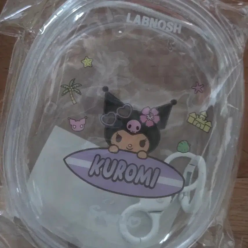 [BUNJANG] Kuromi Transparent Pouch / 쿠로미 서프보드 투명 파우치
