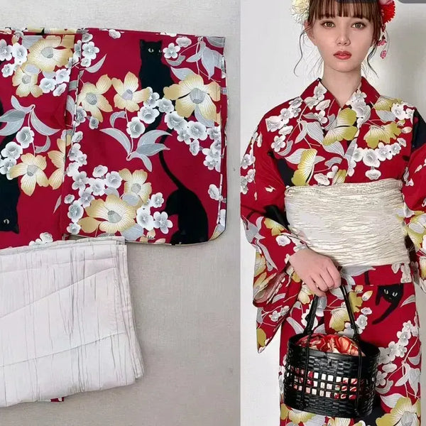 [BUNJANG] Two-Piece Kimono Yukata / 타오바오 직구 투피스 기모노 유카타 S 사이즈