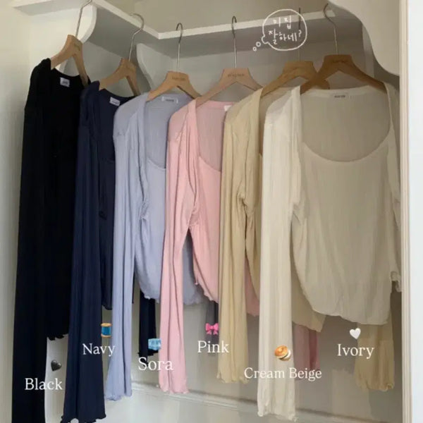 [BUNJANG] Flatper Summer Bolero Cover Fit T-Shirt Navy / [플랫퍼] 썸머 볼레로 커버핏 티셔츠 네이비
