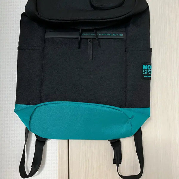 [BUNJANG] Descente Athletic Backpack Black/Mint / 데상트 애슬레틱 백팩 블랙/민트