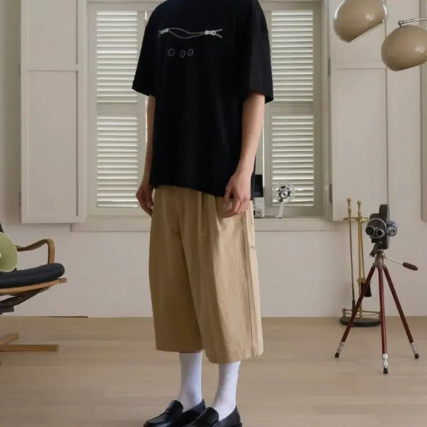 [BUNJANG] Wavy Nace Bermuda Shorts Beige Size 2 / 웨이비니스 버뮤다팬츠 2size
