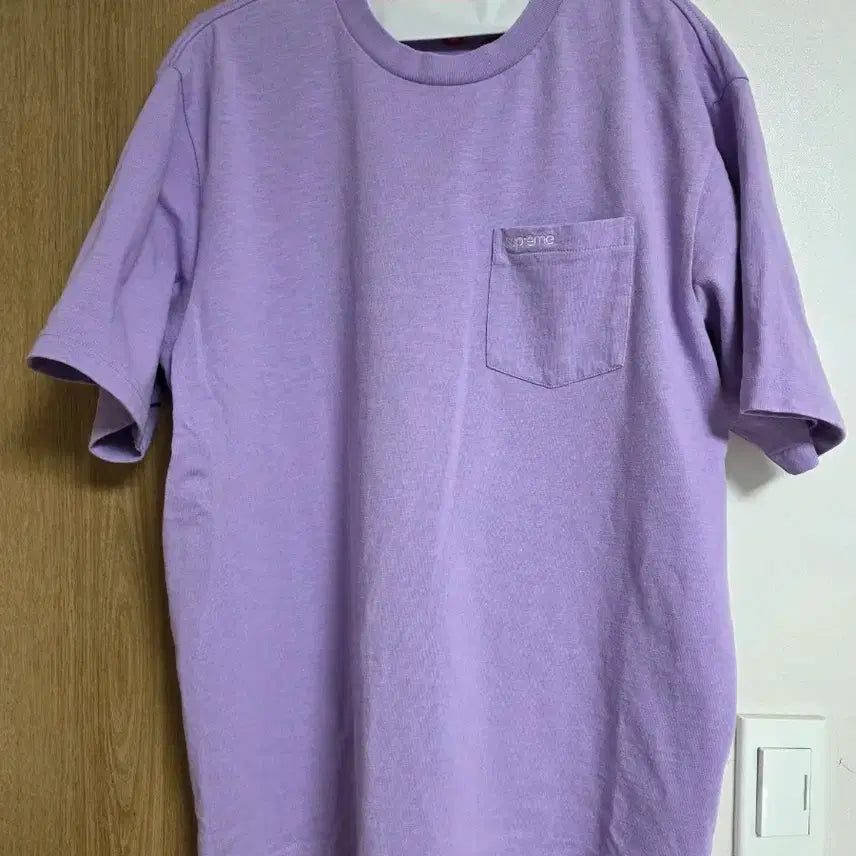 [BUNJANG] Supreme 23FW Pocket T-Shirt Violet / [M] 23FW 슈프림 포켓 티셔츠 바이올렛