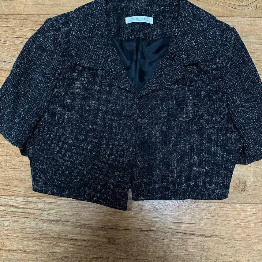 [BUNJANG] Kropp Tweed Jacket Black / 크롭 트위드 자켓 검정 릿킴마뗑킴블랙업어텀슬로우앤드라룸아카이브가내스라