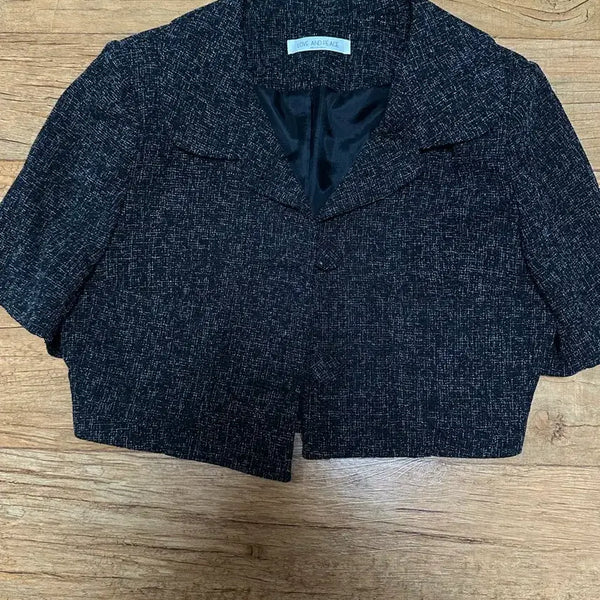 [BUNJANG] Kropp Tweed Jacket Black / 크롭 트위드 자켓 검정 릿킴마뗑킴블랙업어텀슬로우앤드라룸아카이브가내스라
