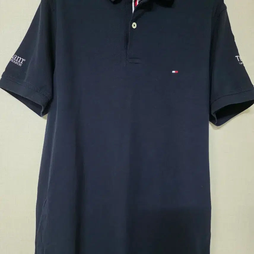 [BUNJANG] Tommy Hilfiger Navy Short Sleeve Polo Shirt / 타미힐피거 반팔 카라티 네이비