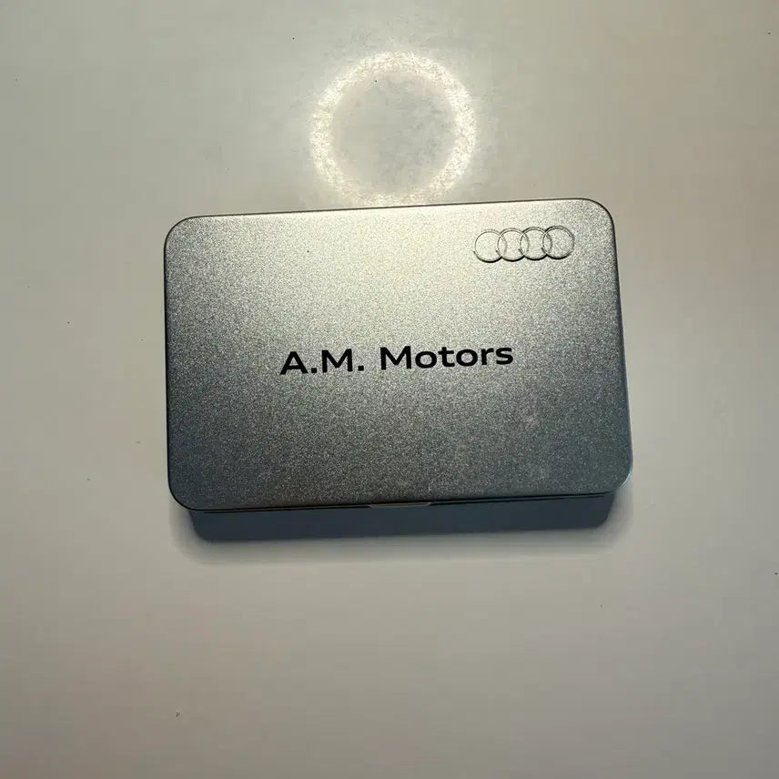 [BUNJANG] Audi A.M. Motors Silver Golf Tees / 아우디 A.M. Motors 은색 케이스 골프티