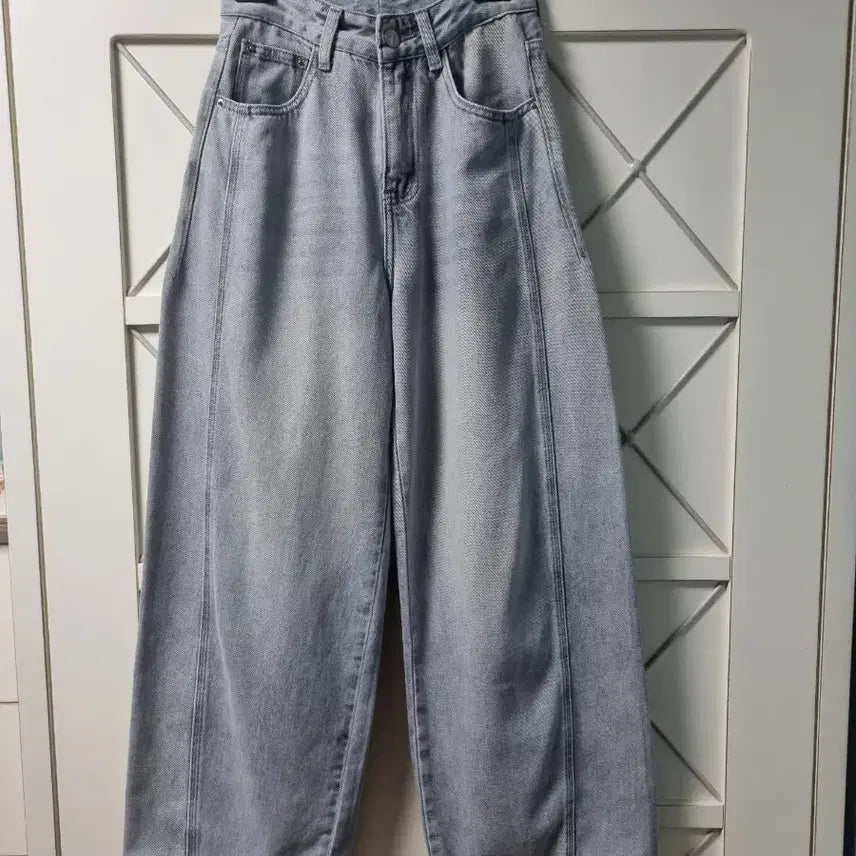 [BUNJANG] Wide Leg Denim Pants / 와이드 데님 바지