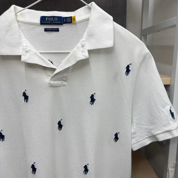 [BUNJANG] Polo Ralph Lauren Short Sleeve Polo Shirt / [큐알 신형] 폴로 랄프로렌 반팔 카라티 티케티