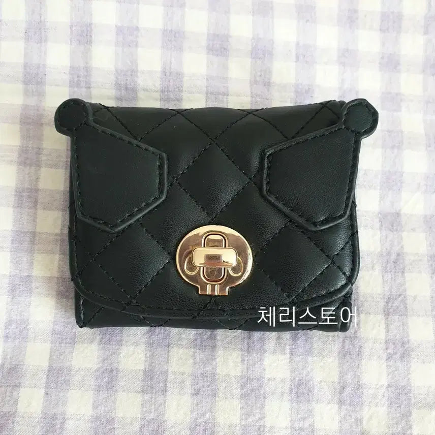 [BUNJANG] Sanrio Kuromi Bi-fold Wallet / 산리오 쿠로미 반지갑