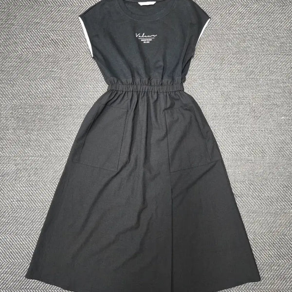 [BUNJANG] VOV 24SS Sleeveless Dress with Waist Banding / 보브 24ss 민소매원피스 허리밴딩원피스