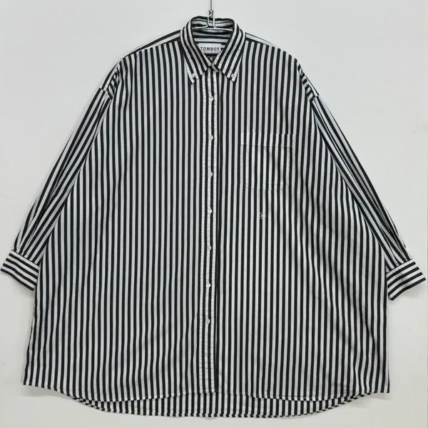 [BUNJANG] Tomboy Stripe Shirt / TOM BOY 톰보이 스트라이프 셔츠