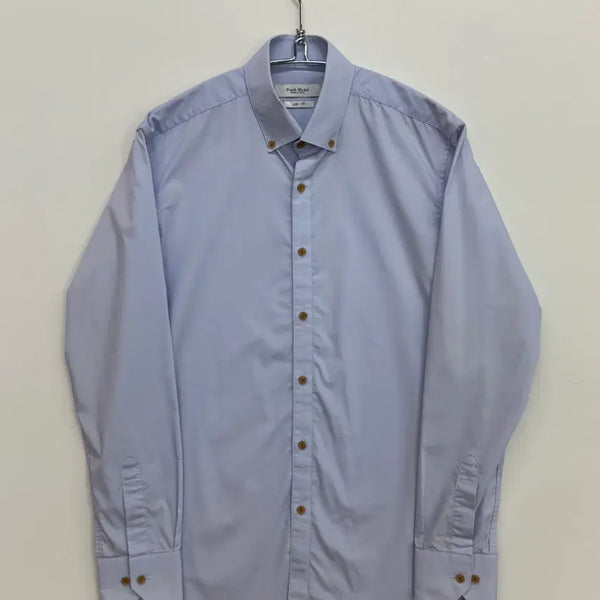 [BUNJANG] Frank Michel Blue Shirt / Frank Michel 블루 셔츠