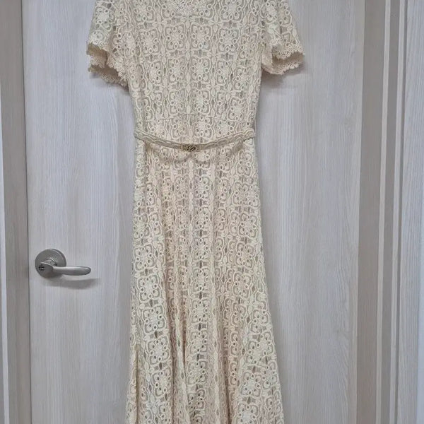 [BUNJANG] Misha Long Lace Dress / 미샤 롱레이스 원피스