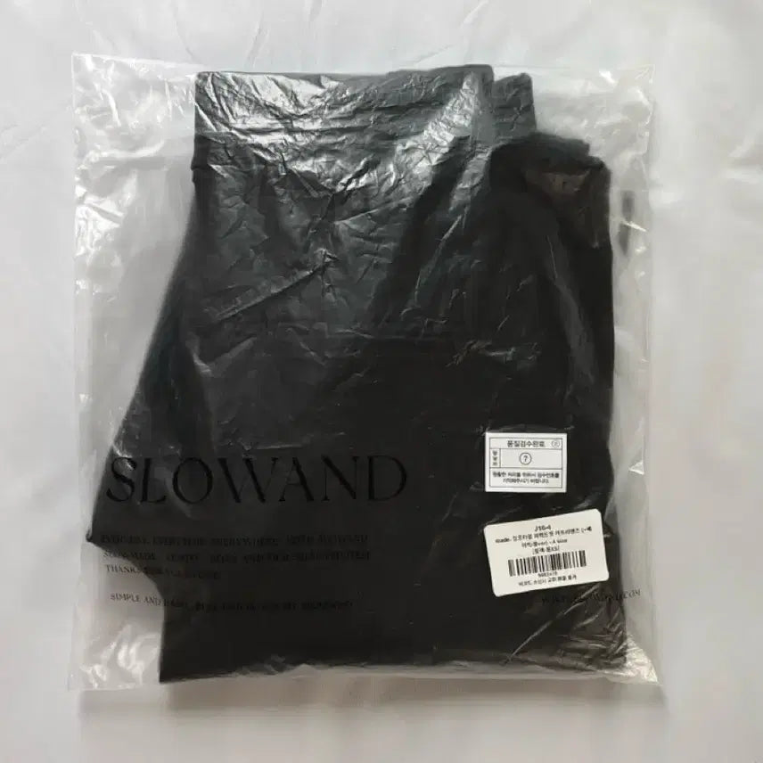 [BUNJANG] Slowand Comfortable Perfect Fit Capri Pants Black (Long Version) / 슬로우앤드 SLOWAND 컴포터블 퍼펙트핏 카프리팬츠 블랙 롱버전